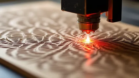 cięcie laserem sklejki