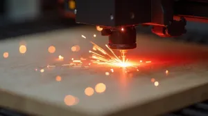 Cięcie sklejki laserem parametry