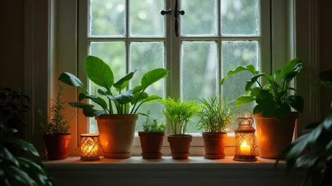 co na parapet w łazience