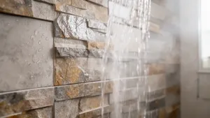 czy fornir kamienny nadaje się pod prysznic