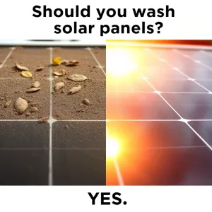 Czy myć panele fotowoltaiczne