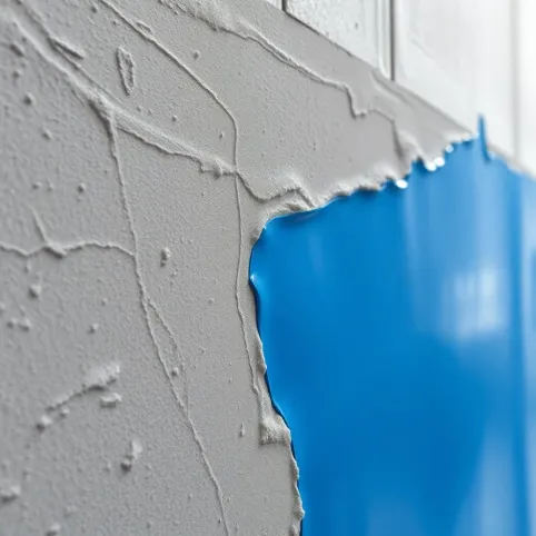 Czy na folię w płynie można kłaść tynk