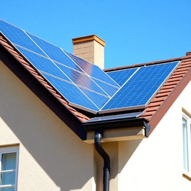 Czy panele fotowoltaiczne mogą wystawać poza obrys dachu