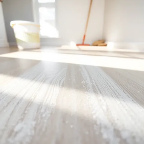 Czym myć panele po remoncie są białe smugi od gipsowania