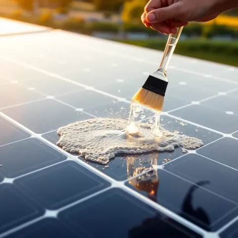 Czym myć panele solarne