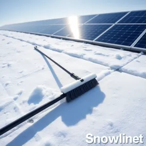Czym odśnieżać panele fotowoltaiczne