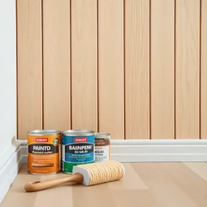 Czym pomalować boazerię drewnianą