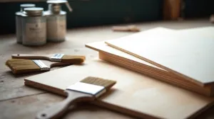 czym pomalować sklejkę