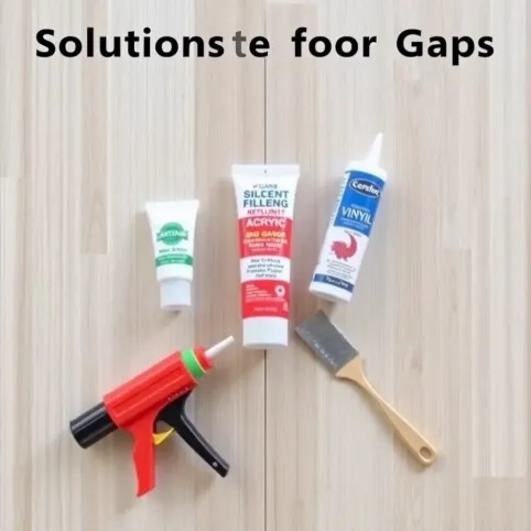 Czym wypełnić szczeliny w panelach winylowych
