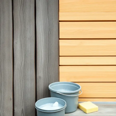 Czyszczenie drewnianej elewacji