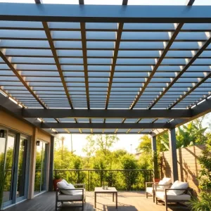 Dach lamelowy na taras
