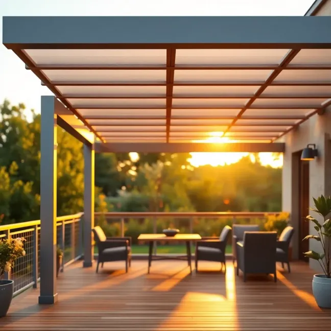 Dach lamelowy na wymiar