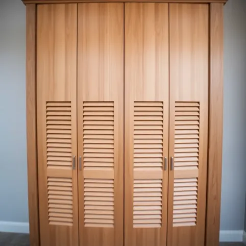 Drzwi lamelowe do szafy