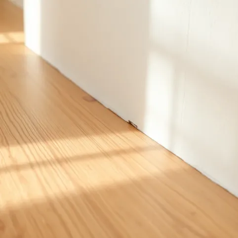 Dużą szczelina między panelami a ścianą