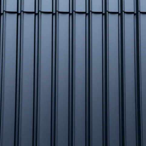 Elewacja z blachy na rąbek