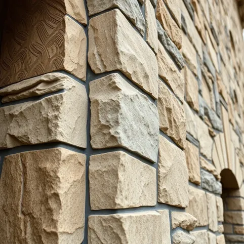 Elewacja z kamienia naturalnego