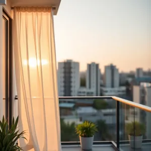 Firany balkonowe nowoczesne panele