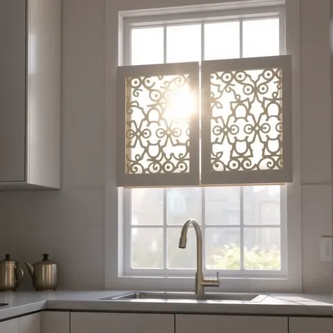 Firany panele ażurowe do kuchni