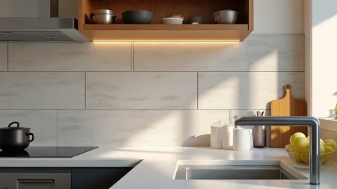 Fornir kamienny w kuchni