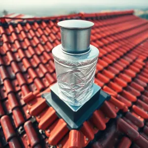 Izolacja komina na dachu