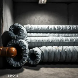 Izolacja rur co w piwnicy