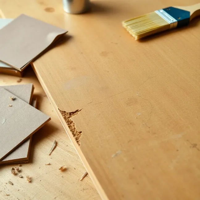 Jak odnowić blat stołu z płyty wiórowej