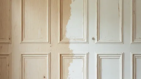 jak pomalować boazerię bez szlifowania