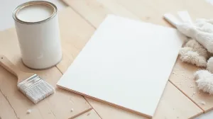 jak pomalować sklejkę na biało