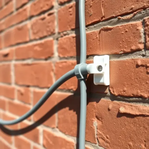 Jak przymocować kabel do elewacji