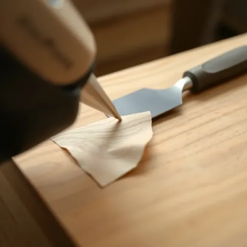 Jak usunąć fornir z mebli