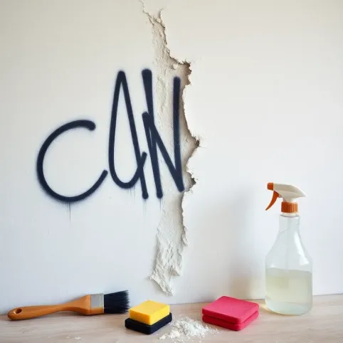 Jak usunąć graffiti z tynku
