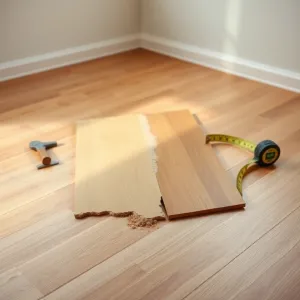 Jak wymienić panel podłogowy na środku pokoju