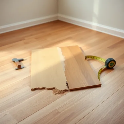 Jak wymienić panel podłogowy na środku pokoju