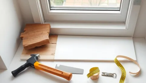 Jak wymienić parapet wewnętrzny