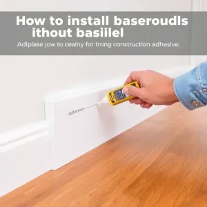 Jak zamontować listwy przypodłogowe bez wiercenia