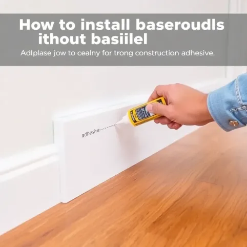 Jak zamontować listwy przypodłogowe bez wiercenia