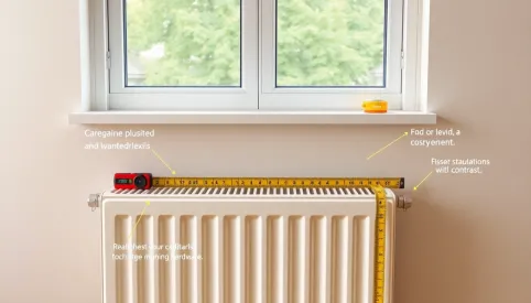 Jak zamontować parapet nad grzejnikiem