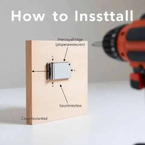 Jak zamontować zawias listwowy