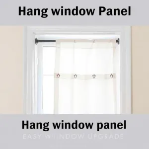 Jak zawiesić panel okienny