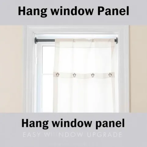 Jak zawiesić panel okienny