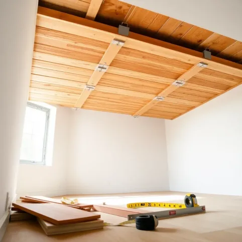 Jak zrobić lamele na suficie