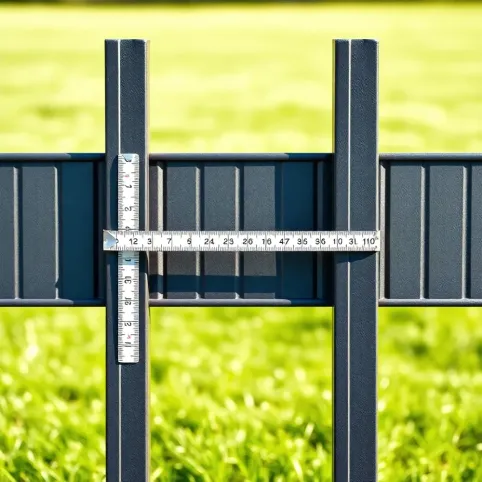 Jaka odległość między słupkami ogrodzenia panelowego