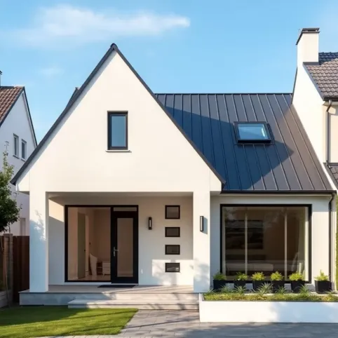 Jaki Kolor Elewacji Do Antracytowego Dachu