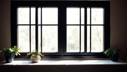Jakie parapety do czarnych okien