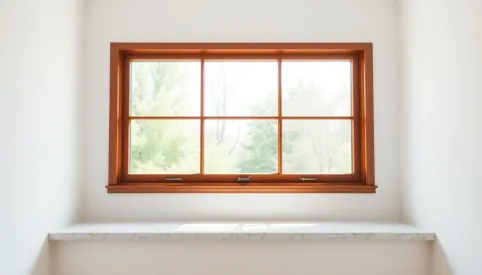 Jakie parapety wewnętrzne do brązowych okien