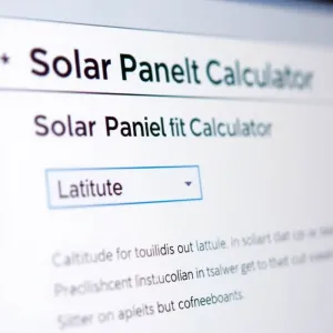Kalkulator nachylenia paneli fotowoltaicznych