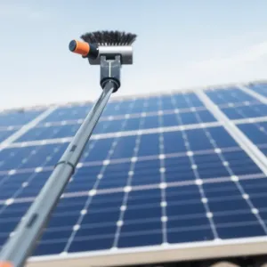 Kij teleskopowy do mycia paneli fotowoltaicznych