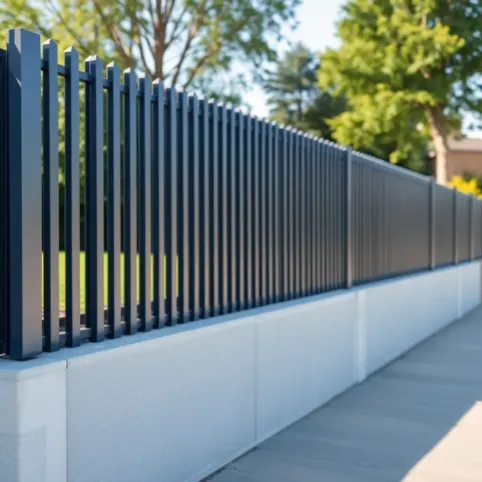 Kompletne ogrodzenie panelowe z podmurówką