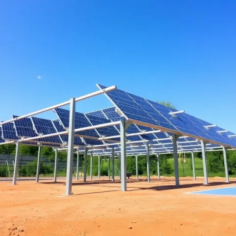 Konstrukcja pod panele fotowoltaiczne na gruncie 10 kw wymiary