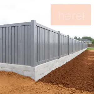 Koszt montażu ogrodzenia panelowego z podmurówką